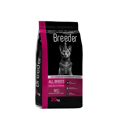 Breeder Cat Breeder Natural dry Food For Adult Cat 20Kg