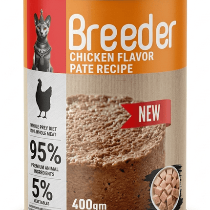 Breeder Cat Breeder Wet Food for Adult Cats Chicken 400g