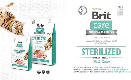 Brit Cat Brit Care Cat Grain Free Sterilized Urinary Health 2Kg