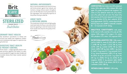 Brit Cat Brit Care Cat Grain Free Sterilized Urinary Health 2Kg