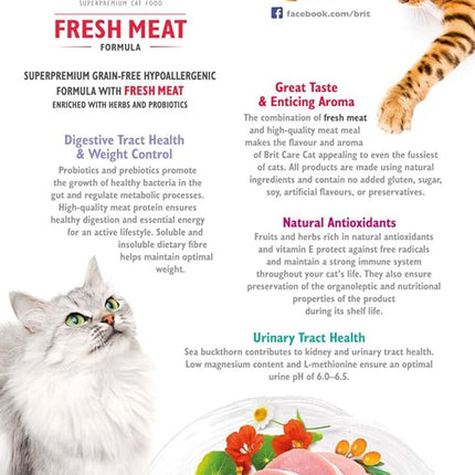 Brit Cat Brit Care Cat Grain Free Sterilized Urinary Health 2Kg