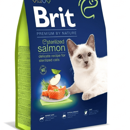 Brit Cat Brit Premium by Nature Cat Sterilized Salmon 1.5 kg