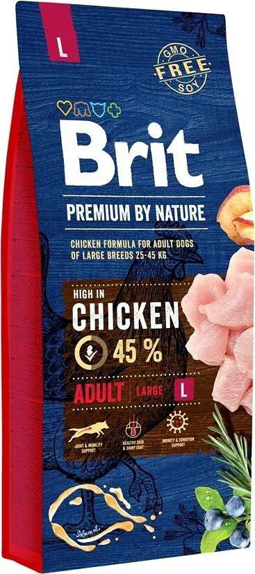 Brit Dog Brit Premium by Nature Adult Dogs Chicken L 15kg