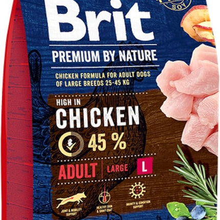 Brit Dog Brit Premium by Nature Adult Dogs Chicken L 3 kg