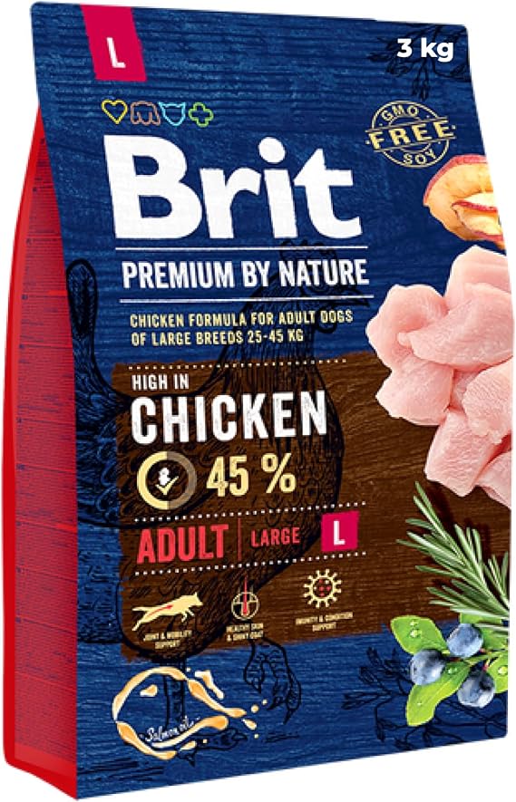 Brit Dog Brit Premium by Nature Adult Dogs Chicken L 3 kg