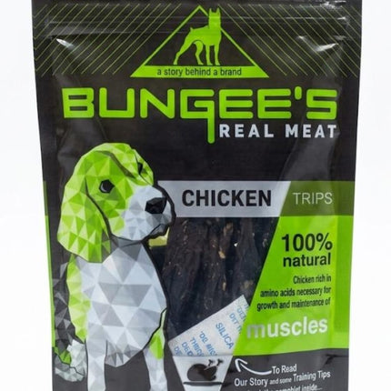 Bungee's Dog Bungee's Chicken Strip Dog Treats 100 gr