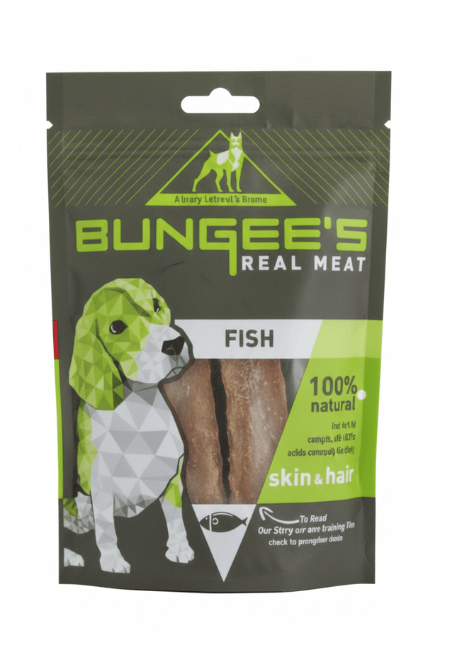Bungee's Dog Bungee`s Real Meat Fish 100g