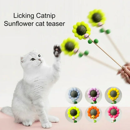 Emily Pets fishing rod Cat Toy With Flower For Cats 75 gr