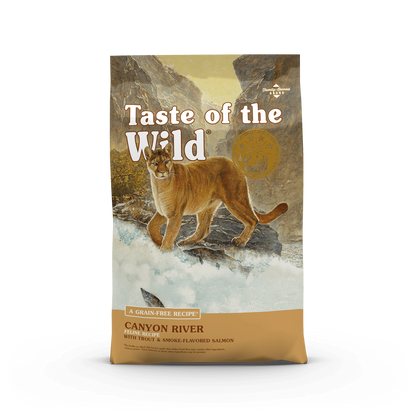 Taste of the Wild Canyon River Dry Cat Food with Trout and Smoked Salmon 2 kg