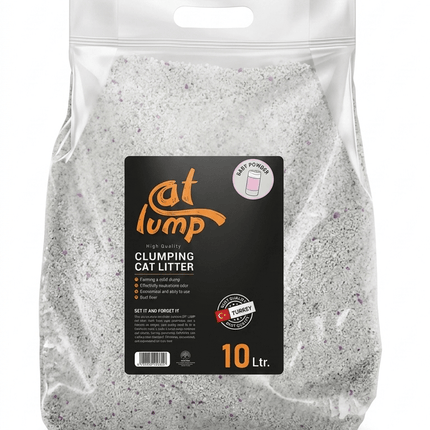 Cat Lump Cat Litter Cat Lump Premium Clumping Cat Litter Baby Powder Scent 10L