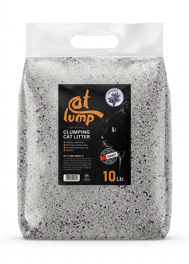Cat Lump Cat Litter Cat Lump Premium Clumping Cat Litter Lavender Scent 10L