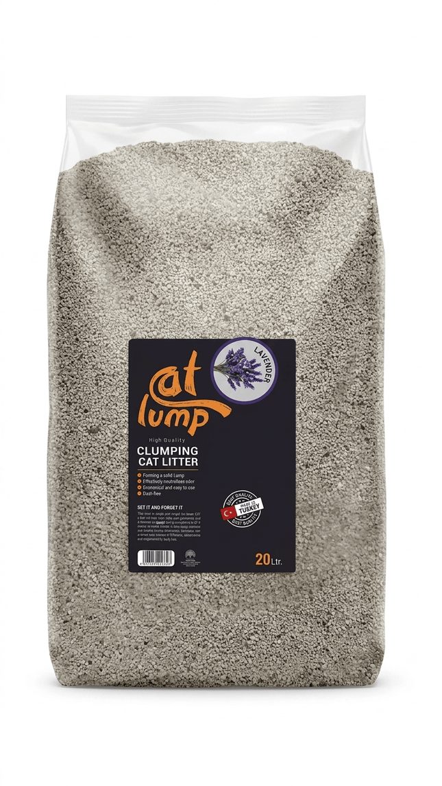 Cat Lump Cat Litter Cat Lump Premium Clumping Cat Litter Lavender Scent 20L