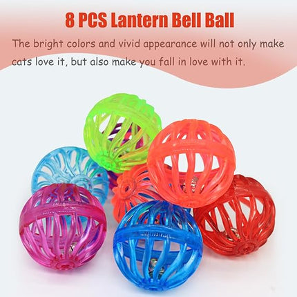 Cat Toy Cat Cat Toy 4 Pack Interactive Jingle Bell Balls for Cats