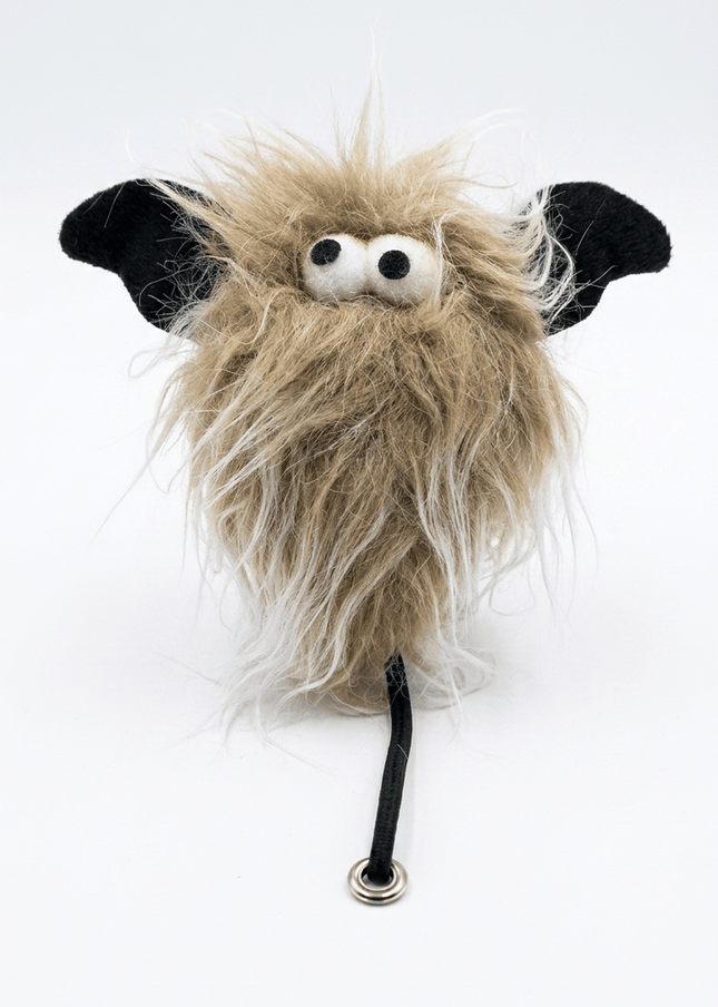 Cat Toy Cat Nunbell Interactive Fuzzy Monster Cat Toy with Elastic String