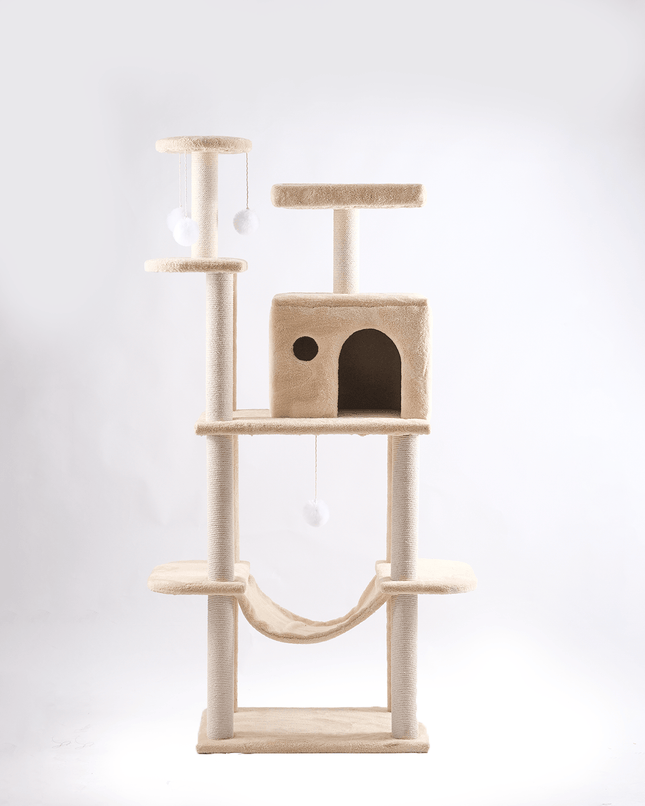Cat Tree Cat Cat Tree Platform With Indoor Scratches And Posts Large