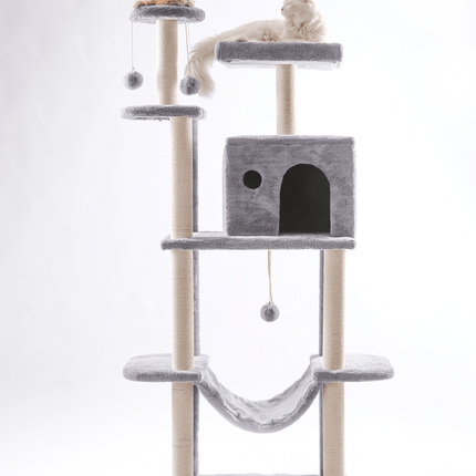 Cat Tree Cat Cat Tree Platform With Indoor Scratches And Posts Large