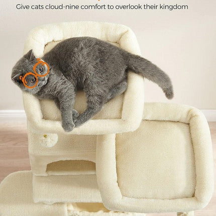 Cat Tree Cat Cat Tree Platform With Indoor Scratches And Posts Large