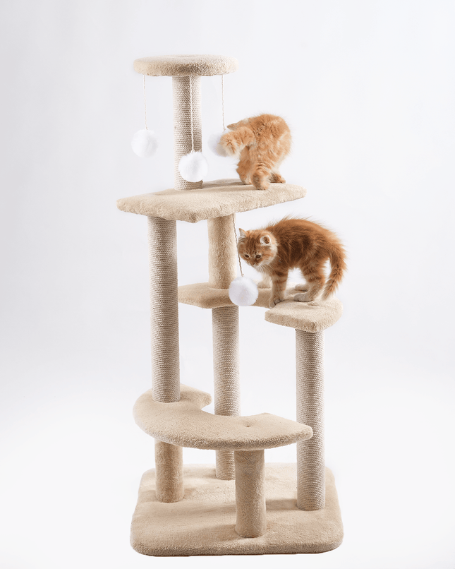 Cat Tree Cat Cat Tree Platform With Indoor Scratches And Posts medium