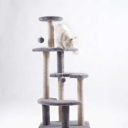 Cat Tree Cat Cat Tree Platform With Indoor Scratches And Posts medium
