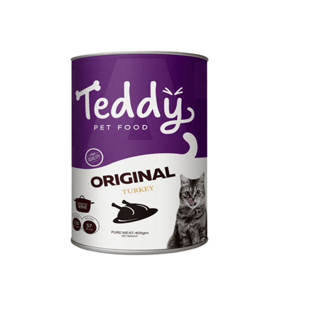 Teddy Canned Wet Food Original Turkey 400g