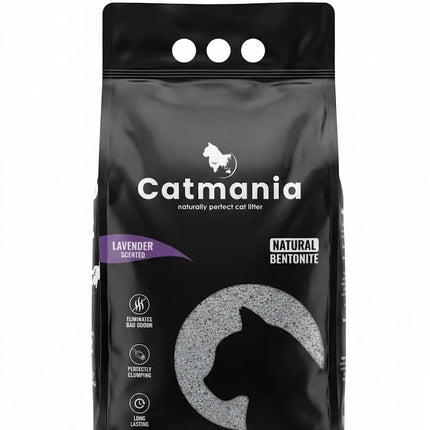 Catmania Cat Catmania Natural Bentonite Lavender Scented Cat Litter 5L