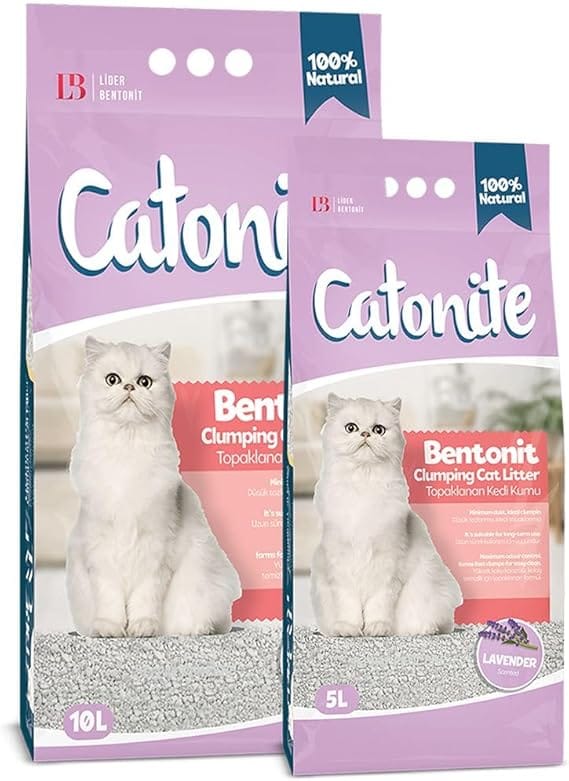 Catonite Cat Catonite Bentonite Cat Litter with Lavender Scent 10L
