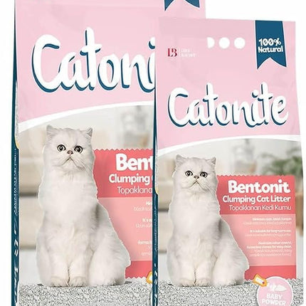 Catonite Cat Catonite Natural Clumping Cat Litter Baby Powder Scent 10L