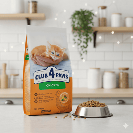 Club 4 Paws Cat Club 4 Paws Dry food for kittens cats Premium Chicken 2kg