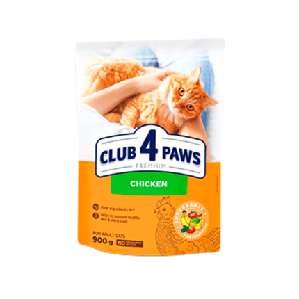 Club 4 Paws Cat Club 4 Paws Dry Food with Chicken for adult Cats 900 gr