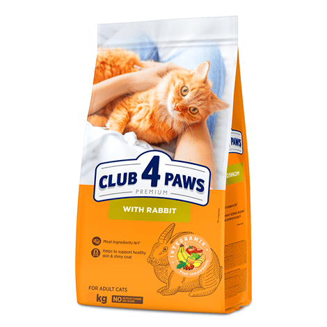 Club 4 Paws Cat Club 4 Paws Dry Food with Rabbit for Adult Cats 300 gr
