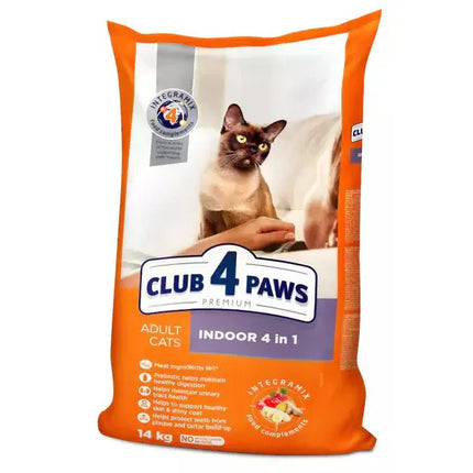 Club 4 Paws Cat Club 4 Paws Premium Indoor 4 IN 1 With Chicken 14Kg