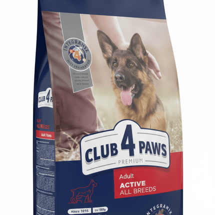 Club 4 Paws dog Club 4 Paws Adult Dry Dog Food for Active Dogs with Chicken 14 kg