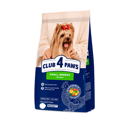 Club 4 Paws Dog Club 4 Paws Dry Food for small adult Dogs with with Chicken 2 kg