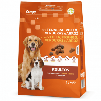 Compy Dog Compy Dry Food With Chicken 15 kg