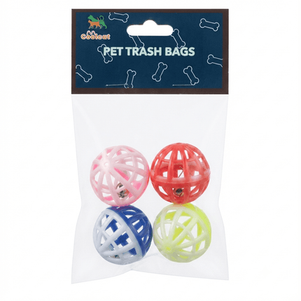 Coolcat Cat Coolcat Colorful Interactive Plastic Bell Balls Set for Cats