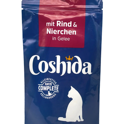 Coshida Cat Coshida Wet Food with Beef And Kidneys in Jelly for Adult Cats 100 gr