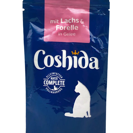 Coshida Cat Coshida Wet Food with Salmon And Trout in Jelly for Adult Cats 100 gr