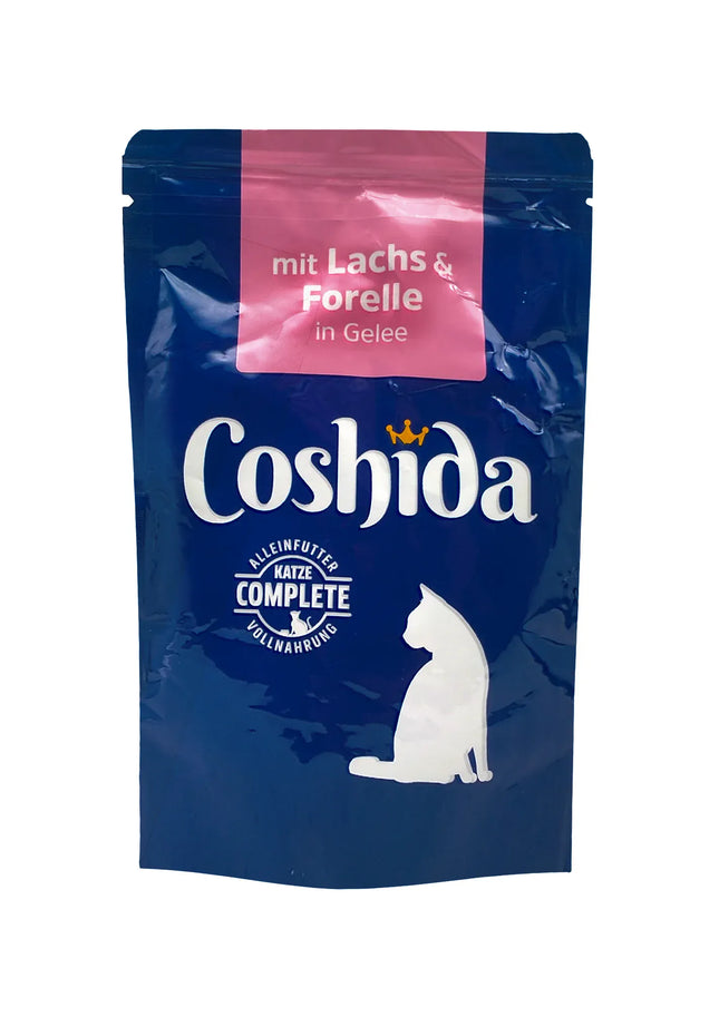 Coshida Cat Coshida Wet Food with Salmon And Trout in Jelly for Adult Cats 100 gr