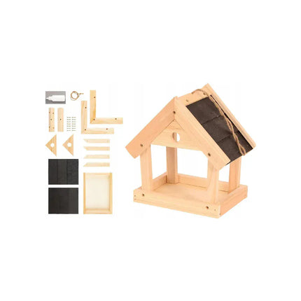 Crelando Bird Crelando wooden hanging bird feeder diy