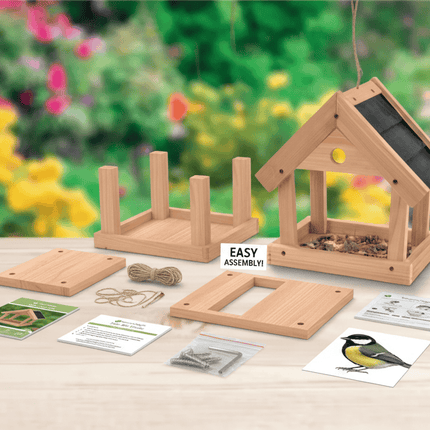 Crelando Bird Crelando wooden hanging bird feeder diy