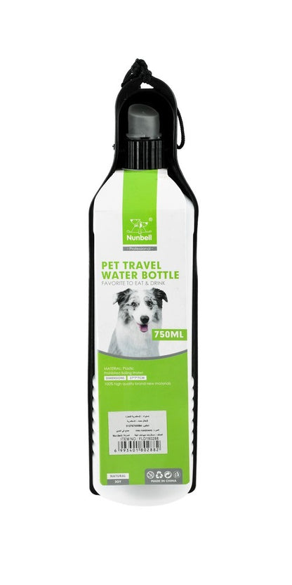 Nunbell Turquoise 750ml Plastic Pet Water Bottle 27x7x7cm 1 pcs