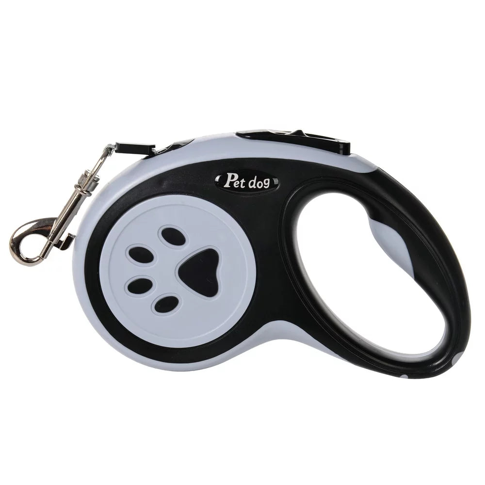 pet dog XS blue and black 5m Reflective and Retractable Leash for Dogs Up to 20kg