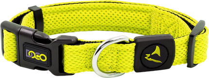 طوق كلب كبير من النايلون الأسود من دوكو مقاس 46 إلى 66 بوصة 2.5 سم