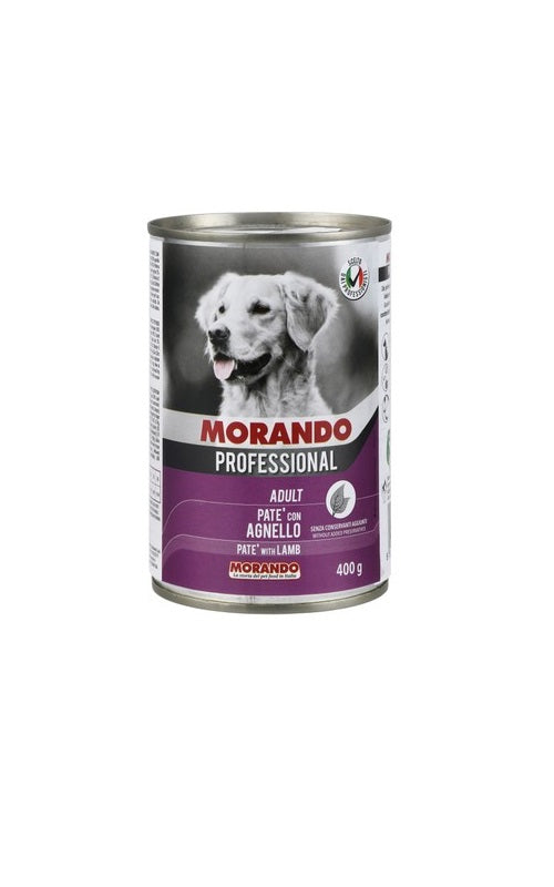 Morando Professional Wet Food Pate with Lamb for Adult Dogs 400 gr