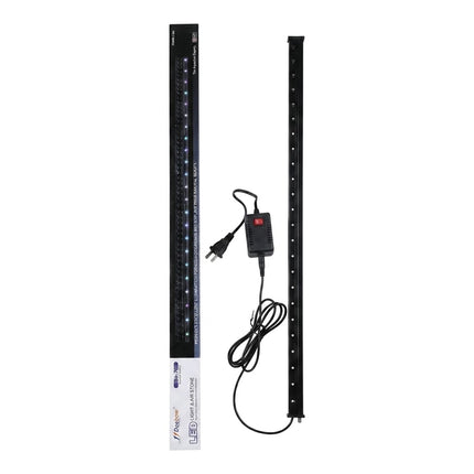 Deebow Fish Deebow Dee-450 LED Light and Air Stone 45cm Submersible Bubble Fish Tank Light Bar for 50-60cm Aquariums