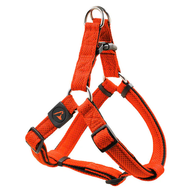 DOCO dog DOCO® Athletica Breathable Step In Mesh Dog Harness Size L 3.2 × 66–97 cm Orange
