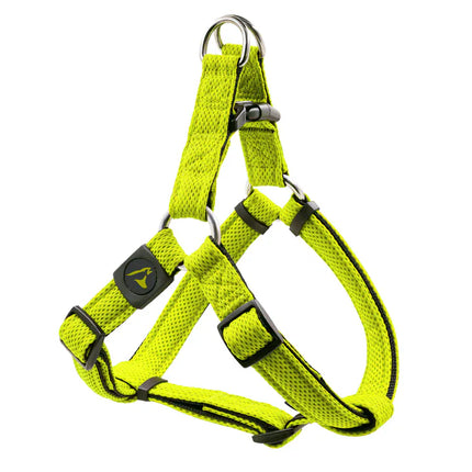 DOCO dog DOCO® Athletica Breathable Step In Mesh Dog Harness Size L 3.2 × 66–97 cm Safety Lime
