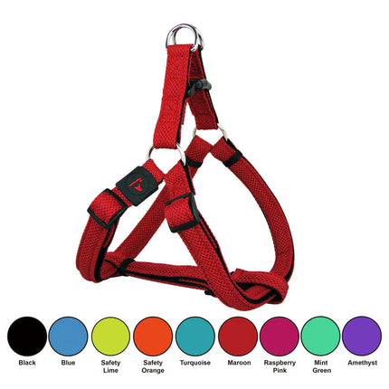 DOCO dog DOCO® Athletica Breathable Step-In Mesh Dog Harness Size Medium 2.5 × 53–77 cm Blue