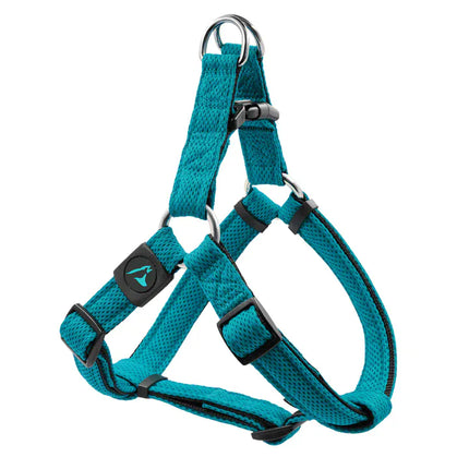DOCO dog DOCO® Athletica Breathable Step-In Mesh Dog Harness Size Medium 2.5 × 53–77 cm Turquoise