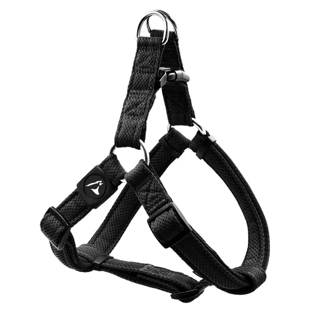 DOCO dog DOCO® Athletica Breathable Step In Mesh Dog Harness Size XL 3.8 × 77–112 cm Black
